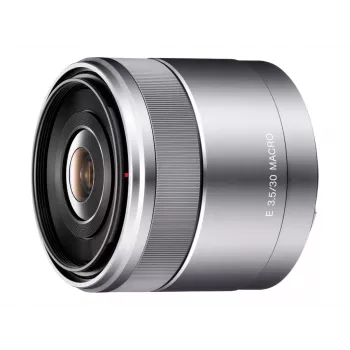 Sony SEL30M35S.SYX E-Mount 30mm f/3.5 makro-objektiivi (hopea)