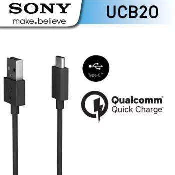 Sony UCB-20 USB-C datakaapeli 3A 1 m musta (Bulk)