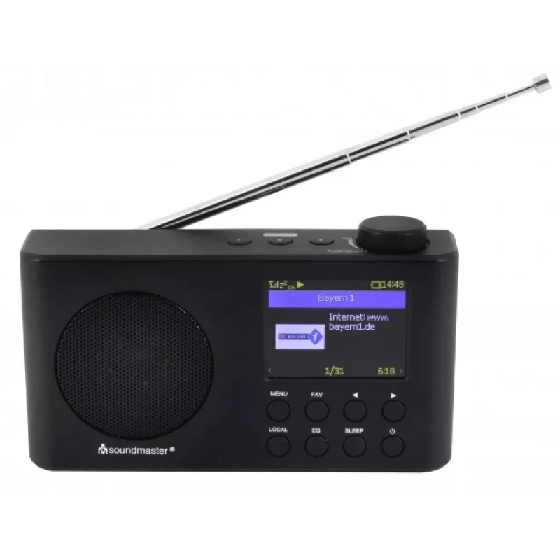 Soundmaster IR6500SW kannettava digitaaliradio internet/DAB+/FM WLAN Bluetooth
