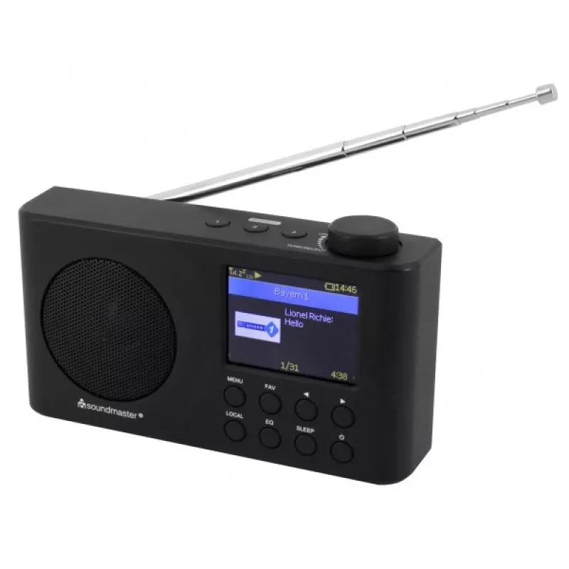 Soundmaster IR6500SW kannettava digitaaliradio internet/DAB+/FM WLAN Bluetooth