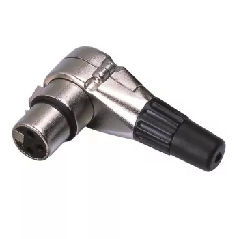 Soundsation GO-LINK SXLR034F-B 3-napainen XLR-liitin, juotosliitäntä, musta, 25 kpl:n pakkaus