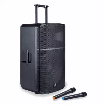 Soundsation Provibe 15AIR 15 tuuman aktiivinen PA-kaiutin Bluetoothilla, 350 W RMS, 700 W Peak, DSP-esiasetukset, XLR/TRS-tulot, jalustakiinnitys