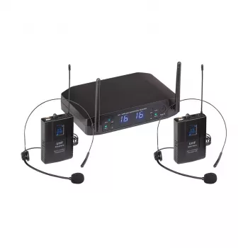 Soundsation WF-U216PP kaksikanavainen UHF langaton mikrofonijärjestelmä 520-550MHz