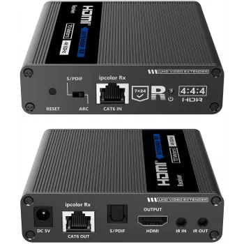 Spacetronik HDMI over IP -lähetin-vastaanotinsarja 4K 120m Cascade SPH-676C