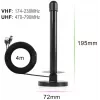 Spacetronik Hook TV DVB-T2 magneettiantenni 28 dBi vahvistimella ja 3 m kaapelilla