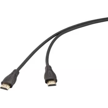 SpeaKa Professional HDMI-kaapeli 1 m 4K UHD kullatut liittimet musta SP-13660968