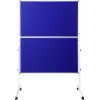 SpeaKa Professional esittelyseinä SP-PB-B01 sininen huopa 1250 x 1850 mm taitettava rullilla kaksipuolinen SP-12058196
