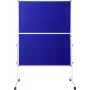 SpeaKa Professional esittelyseinä SP-PB-B01 sininen huopa 1250 x 1850 mm taitettava rullilla kaksipuolinen SP-12058196