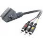 SpeaKa Professional SCART - 3x RCA Composite AV -kaapeli 2 m musta SP-7869848