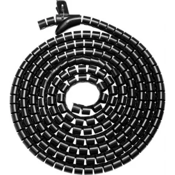 SpeaKa Professional SP-13402976 kaapelinsuojasukka polyuretaani musta 10 mm x 1 m