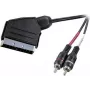 SpeaKa Professional SP-7870676 audiokaapeli 2 m SCART - 2 x RCA musta