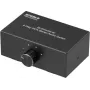 SpeaKa Professional SP-AS-500 4-porttinen RCA-audiovaihtokytkin kaksisuuntainen metallikotelo