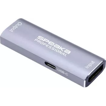 SpeaKa Professional SP-DPR8K DisplayPort-kaapeli 20 m – 8K 60 Hz, HDR, aktiivinen, kullattu SP-14578352