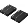 SpeaKa Professional SP-HDE-350 HDMI KVM -jatko verkkokaapelin RJ45 kautta näppäimistö- ja hiiritoiminnolla, 120 m, Full HD 1080p SP-12774724