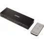 SpeaKa Professional SP-SWAP-500 2-porttinen HDMI KVM -matriisikytkin äänellä, 4K UHD, USB 2.0 -keskitin, metalli, musta SP-13904372