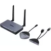 SpeaKa Professional SP-TR-500 USB-C langaton HDMI-jatkosarja, 30 m, 5 GHz/2,4 GHz, Full HD 1080p, turvallinen siirto (SP-13382652)