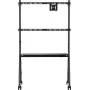 SpeaKa Professional SP-TVC-1600 TV-telineteline 49 inch-80 inch korkeussäädettävä lattiasteline AV-tasolla ja kameratasolla (SP-14375748)