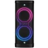 Party-Box-kaiutin SVEN PS-1250, musta (300W, TWS, IPx4, Bluetooth, FM, USB, microSD, LED-näyttö, 13500mAh)