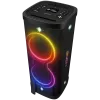 Party-Box-kaiutin SVEN PS-1250, musta (300W, TWS, IPx4, Bluetooth, FM, USB, microSD, LED-näyttö, 13500mAh)