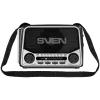 Kaiutin SVEN SRP-150, harmaa (3W, Bluetooth, FM/AM/SW, USB, microSD, taskulamppu, akku)