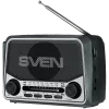 Kaiutin SVEN SRP-150, harmaa (3W, Bluetooth, FM/AM/SW, USB, microSD, taskulamppu, akku)