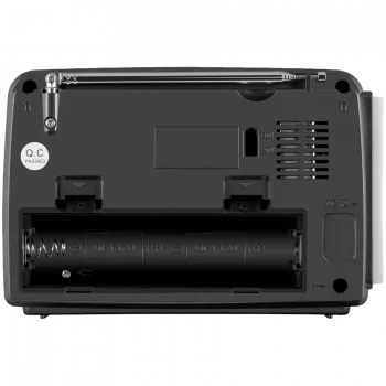 Kaiutin SVEN SRP-150, harmaa (3W, Bluetooth, FM/AM/SW, USB, microSD, taskulamppu, akku)