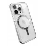 Speck Gemshell Grip + MagSafe-yhteensopiva iPhone 15 Pro (Clear / Chrome Finish)