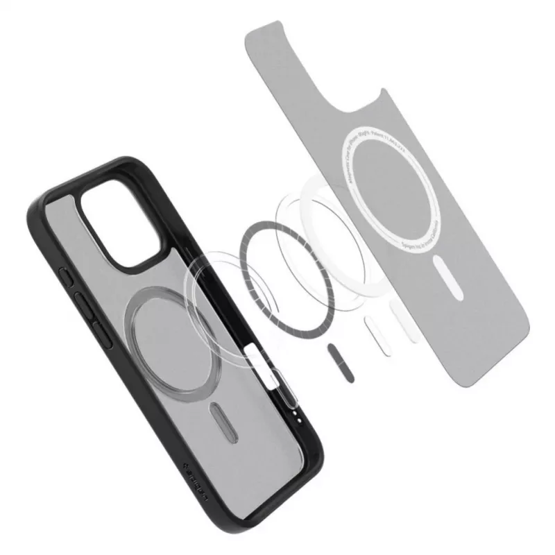 Spigen Ultra Hybrid Mag -kuori MagSafe-yhteensopiva iPhone 16 Pro - musta