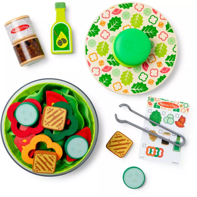 Spin Master Melissa & Doug Salad Spinner leikkisarja - 22 osaa