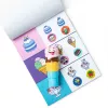 Spin Master Melissa & Doug Sticker WOW! jäätelötarraleimasin & aktiviteettivihko