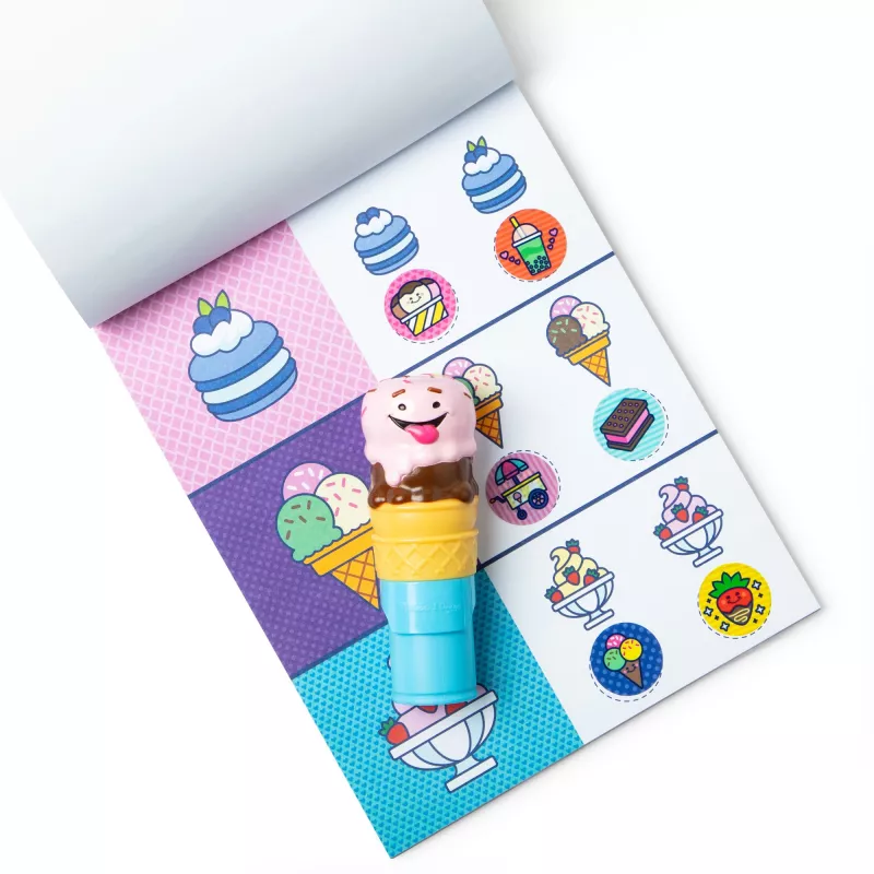 Spin Master Melissa & Doug Sticker WOW! jäätelötarraleimasin & aktiviteettivihko