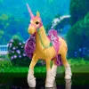 SPINMASTER Unicorn Academy - yksisarvinen Leaf (28 cm, aito harja ja häntä, irrotettava suitset, satula ja harja)