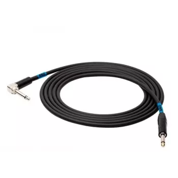 SSQ SS-1439 kaapeli Klinke mono - Klinke mono (90 asteen kulma) 1 m musta