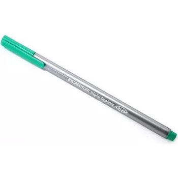 STAEDTLER triplus Fineliner 334-5 vihreä 0,3 mm kolmiomuoto DRY SAFE pestävä