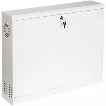 STALFLEX CR19-2U-130-W seinäkiinnitteinen sähkökeskus 2U 130mm valkoinen