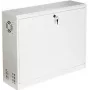 STALFLEX CR19-3U-180-W 19 tuuman 3U seinäkotelo, valkoinen, 180 mm syvyys