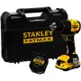 STANLEY akkuporakone (SFMCD714D1T-QW), 18V (musta/keltainen, Li-Ion akku 2,0 Ah, Pro-Stack laukku)