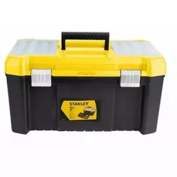 STANLEY Essential 19 inch työkalulaatikko järjestelijöillä, musta/keltainen
