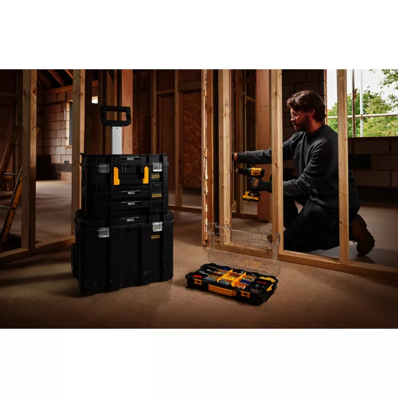 Stanley FatMax Pro-Stack FMST17838-1 litteä järjestäjä 20 lokerolla, pinottava