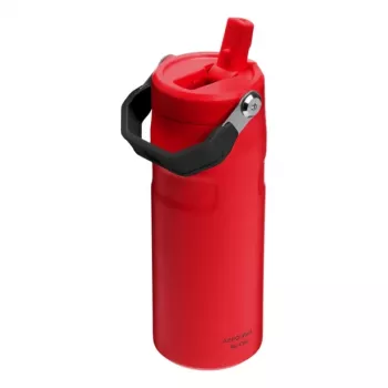 STANLEY IceFlow Bottle Flip Straw 2.0 0,47L tummanpunainen termospullo pillillä