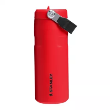 STANLEY IceFlow Bottle Flip Straw 2.0 0,47L tummanpunainen termospullo pillillä