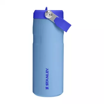 STANLEY IceFlow Bottle Flip Straw 2.0 0,47L vaaleansininen termospullo pillillä
