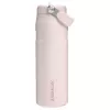 STANLEY IceFlow Bottle Flip Straw 2.0 0,71L vaaleanpunainen (Guava) - 24oz uudelleenkäytettävä ruostumattomasta teräksestä valmistettu juomapullo flip-pillikannella, kaksiseinäisesti tyhjiöeristetty, vuotamaton, BPA-vapaa, konepesunkestävä