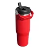 STANLEY IceFlow Flip Straw 2.0 termomuki 0,89L tummanpunainen