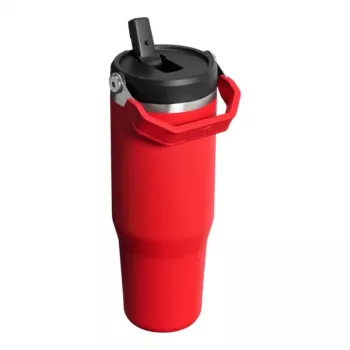 STANLEY IceFlow Flip Straw 2.0 termomuki 0,89L tummanpunainen