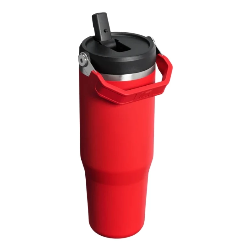 STANLEY IceFlow Flip Straw 2.0 termomuki 0,89L tummanpunainen