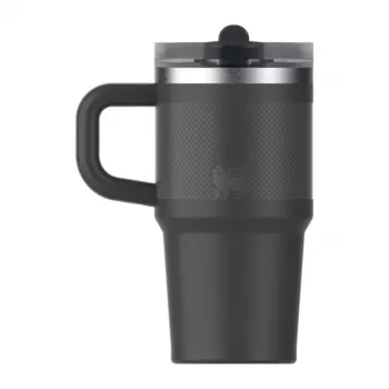 STANLEY Quencher ProTour Flip Straw Tumbler 0,59L musta termomuki pillillä