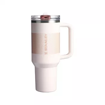 STANLEY Quencher ProTour Flip Straw Tumbler 1,18L vaaleanpunainen termomuki pillillä