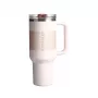 STANLEY Quencher ProTour Flip Straw Tumbler 1,18L vaaleanpunainen termomuki pillillä