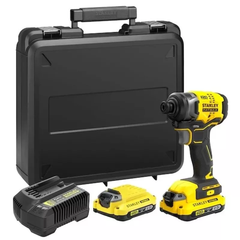 Stanley SFMCF810D2K-QW voimaruuvinväännin/iskuväännin 2800 kierr./min musta, keltainen